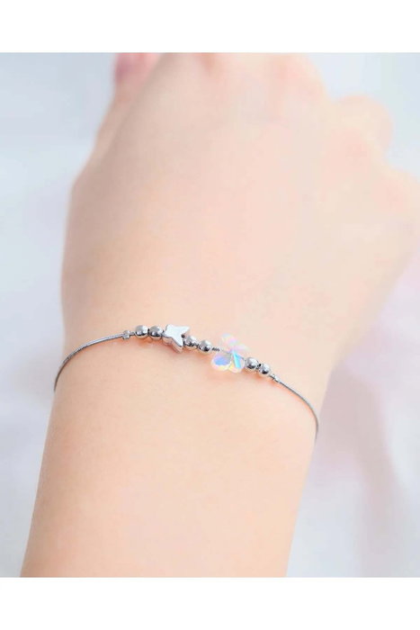 Heliophilia Silver Pulsera de Latón Plateada con Zirconia Heliophilia Silver Pulsera de Latón Plateada con Zirconia